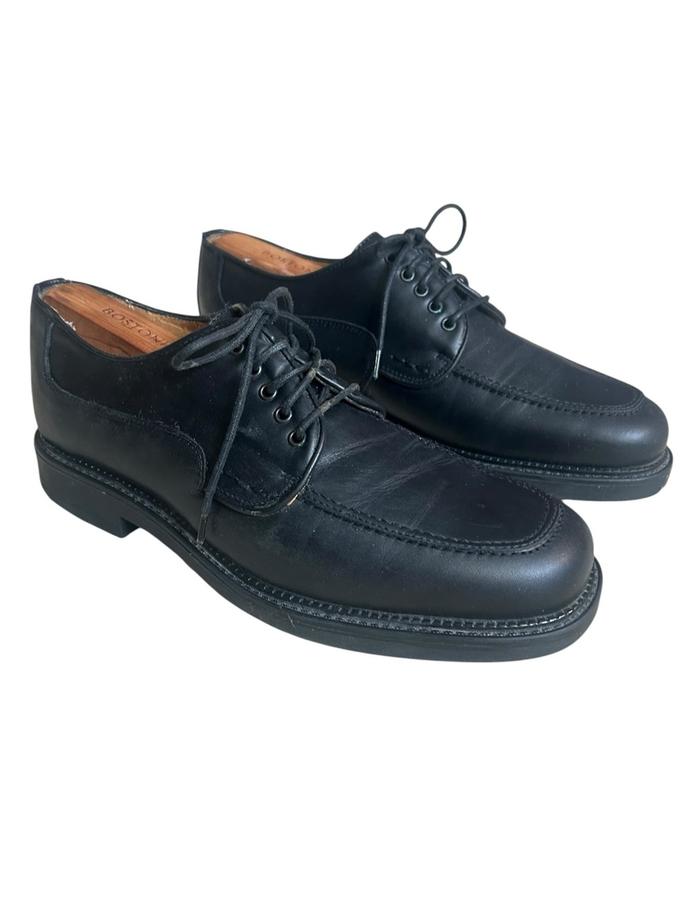 Bostonian Strada Men’s Black Italian Leather Lace-Up Oxford Dress Shoe Size 7.5